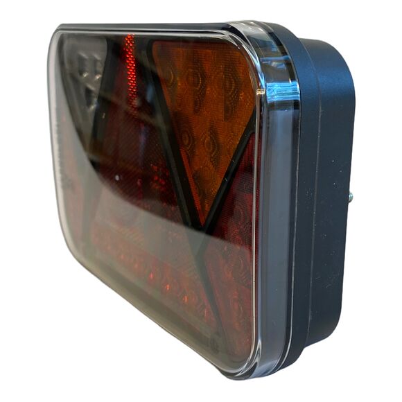 VALERYD LED Baklampa Hö 200x130x50 12V. Bajonettanslutning 5-pol