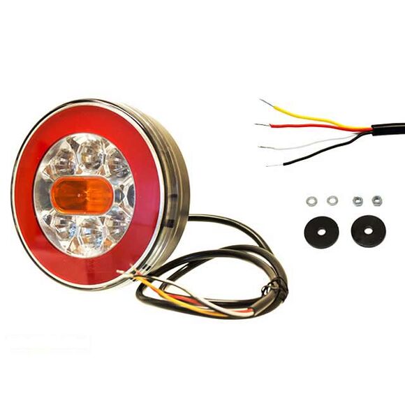 VALERYD LED Baklampa Hö/Vä 140x50,5 12-24V inkl. 1m kabel (2-pack)