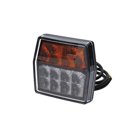 VALERYD LED Blinkers- & Positionsljus 99.7x92x7x30 gul/vit . inkl. kabel 1m . CC=45mm