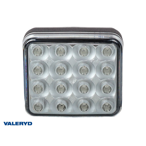 VALERYD LED Dimljus 78x68x40 röd med 45mm Kabel