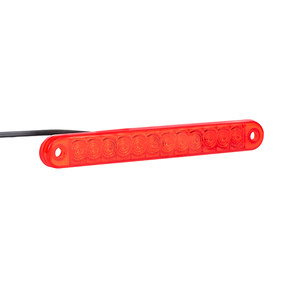 VALERYD LED Positionsljus 225x28x12mm röd 50cm Kabel