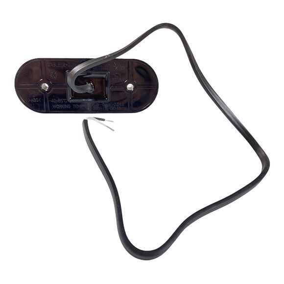 VALERYD LED Positionsljus Valeryd 120x46x18 vit 12-30V med reflex inkl. 450 mm kabel