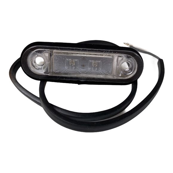 VALERYD LED Positionsljus Valeryd 80x24x18 röd 12-30V med reflex inkl. 450 mm kabel