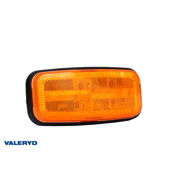 VALERYD LED Sidomarkeringslykta Fristom 125x60x24mm Gul 12-36V. Kategori 5-kabel