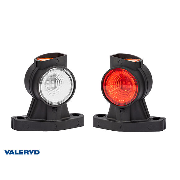 VALERYD LED Sidomarkeringslykta Fristom 96xO52x52mm Hö röd/vit/gul 12-36V. 0.5m kabel