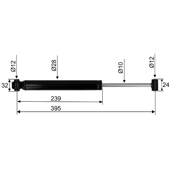 VALERYD Påskjutsdämpare Grymer Tsv 225 CC=395