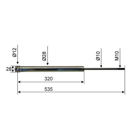 VALERYD Påskjutsdämpare passar till Avonride Knott KF20 AV17-20 CC=530