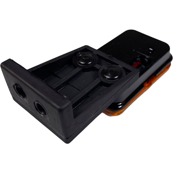 VALERYD Sidomarkeringslykta Hö/Vä Jokon L74xB45xH22,5 gul med gummifäste