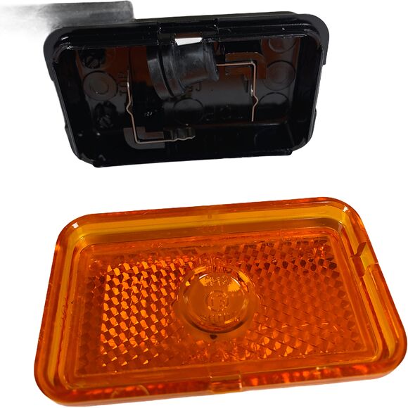 VALERYD Sidomarkeringslykta Hö/Vä Jokon L74xB45xH22,5 gul med gummifäste