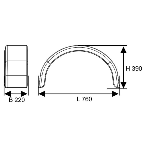 VALERYD Skärm galvaniserad plåt B220 H390 L760
