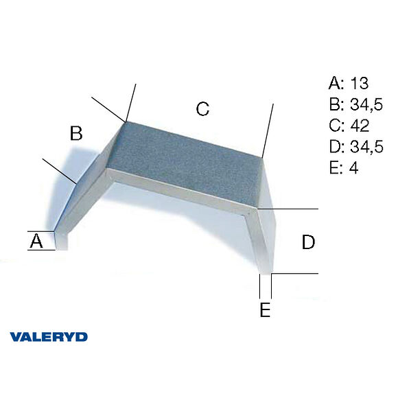VALERYD Skärm plåt 14 tum Universal bredd=225 mm