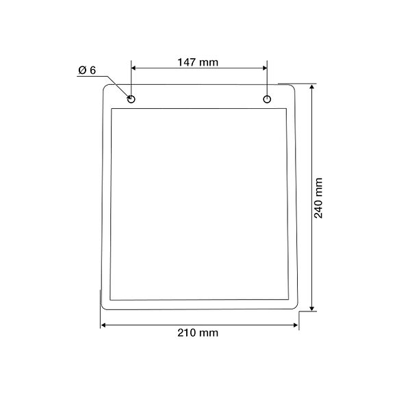 VALERYD Stänkskydd 21x24 cm