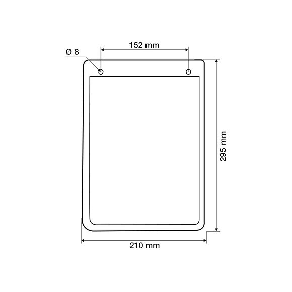 VALERYD Stänkskydd 21x29,5 cm