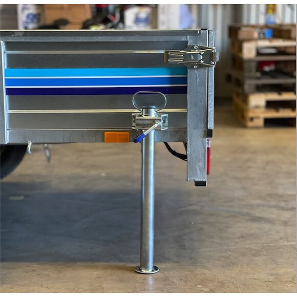 VALERYD Stödben 600 mm förzinkat med handtag och stödfot