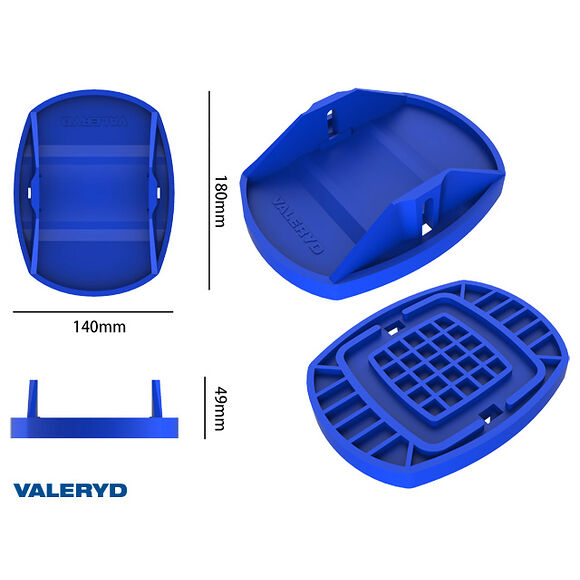 VALERYD Stödbensfot till husvagn (4-pack)