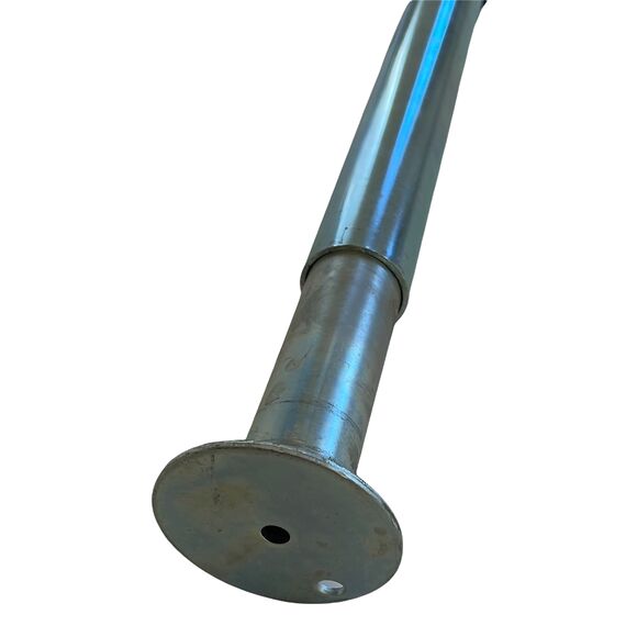 VALERYD Stödfot Ø48mm. 440mm med fotplatta och vev