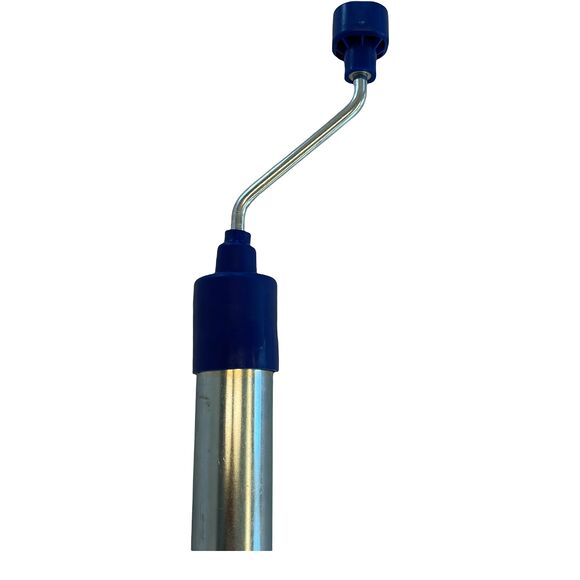 VALERYD Stödfot Ø48mm. 440mm med fotplatta och vev