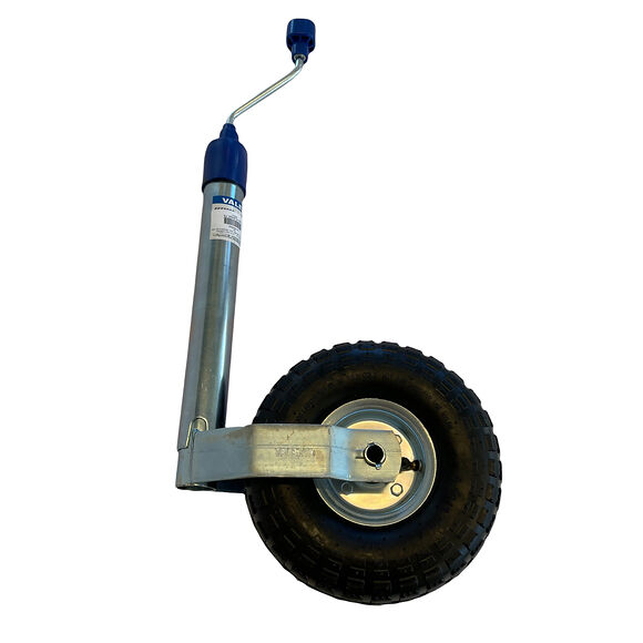 VALERYD Stödhjul 48 mm, rund med stålfälg. Luftgummihjul 260x85 mm. Belastning 136 Kg