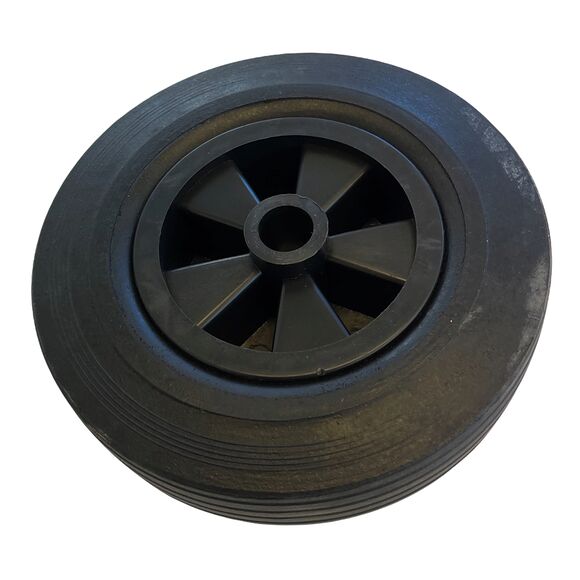 VALERYD Stödhjulshjul 200x50 mm, med plastfälg. Fullgummihjul
