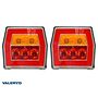 VALERYD LED Baklampa Hö/Vä L99,5xB93xH39,5 12-24V Bajonettanslutning (2-pack)