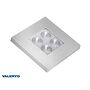VALERYD LED Innerbelysning fyrkantig 76x76 silver