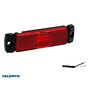 VALERYD LED Positionsljus Valeryd 116x32x14,5 röd 12-30V med reflex inkl. 450 mm kabel