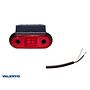 VALERYD LED positionsljus Valeryd 120x67x18 röd 12-30V med reflex inkl.450 mm kabel