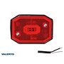 VALERYD LED Positionsljus Valeryd 65x42x30 röd 12-30V inkl. 450mm kabel