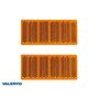VALERYD Rektangulär reflex 69x31,5 gul självhäftande (2-pack)