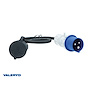 VALERYD CEE adapter 3-polig CEE hane-Schuko hona L= 0,35 m 240V/16A IP44