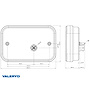 VALERYD LED Baklampa SCANDI-270 Valeryd Hö 200x130x50 12V, Bajonettanslutning 5-pol inkl