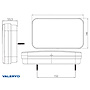 VALERYD LED Baklampa SCANDI-370 Valeryd 12-36V, höger, 6-funktionell, 1 meter kabel