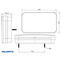VALERYD LED Baklampa SCANDI-370 Valeryd 12-36V, vänster, 7-funktionell, 1 meter kabel