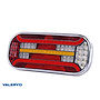 VALERYD LED Baklampa SCANDI-610 Valeryd Vä 302x130x51mm 12-36V med Triangelreflex inkl. skyltbelysning