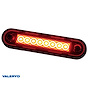 VALERYD LED Positionsljus Valeryd 120,4x12,8mm röd 12–36V DC, inkl. 150mm Kabel