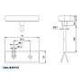 VALERYD LED Positionsljus/Breddmarkeringslykta vit Jokon 70x25x12mm