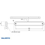 VALERYD LED Sidomarkeringsljus Valeryd 225x13x28mm 12-36V gul inkl. 0.5m Kabel