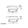 VALERYD LED Sidomarkeringslykta 110x30.5x18mm gul 50cm kabel