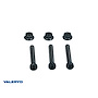 VALERYD Skruv och mutter M5x40 Svart till stickdosa (3-pack)