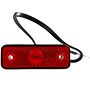 VALERYD LED Positionsljus Valeryd 102x36*9 röd 12-30V med reflex inkl. 450 mm kabel