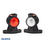 VALERYD LED Sidomarkeringslykta Fristom 96xO52x52mm Vä röd/vit/gul 12-36V. 0.5m kabel