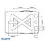 VALERYD Vinsch VALERYD 1200lbs/550kg inklusive band 50mm x 7m