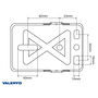 VALERYD Vinsch VALERYD 1800lbs/800kg inklusive band 50mm x 10m
